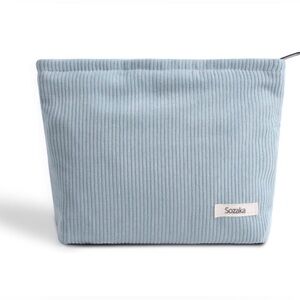 New Corduroy Cosmetic Bag zipper Handbags Purses Makeup Organizer Storage Bag